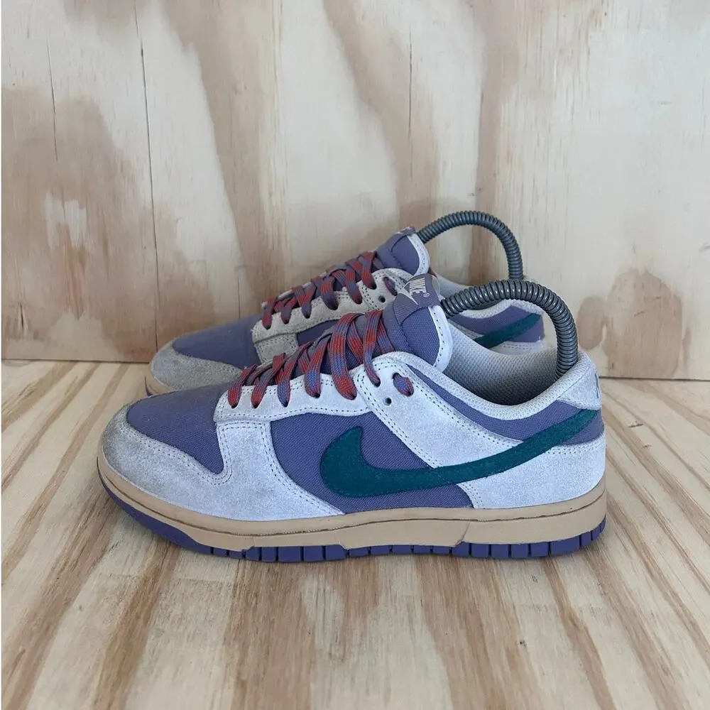 Nike -Dunk Low Break Bicoastal -Sneakers -White/Purple -Women's -6.5- HF5030-030